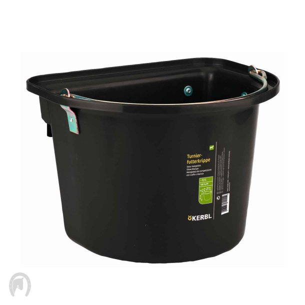 Kerbl Transportkrybbe m/hank 12L Sort