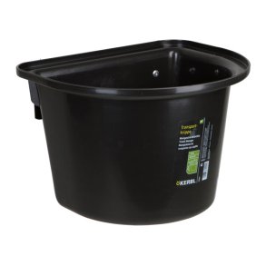 Kerbl Transportkrybbe m/hank 12L Sort