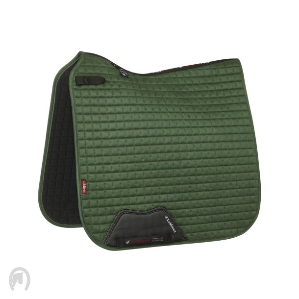 Lemieux ProSport Suede Dressage Square Underlag Hunter Green