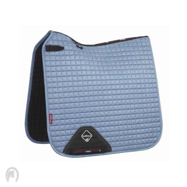 LeMieux Suede Dressage Square Underlag Ice Blue
