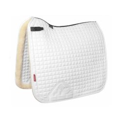 LeMieux Merino+ Sensitive Skin Dressage Square Underlag Hvid
