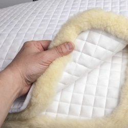 LeMieux Merino+ Sensitive Skin Dressage Square Underlag - Sort