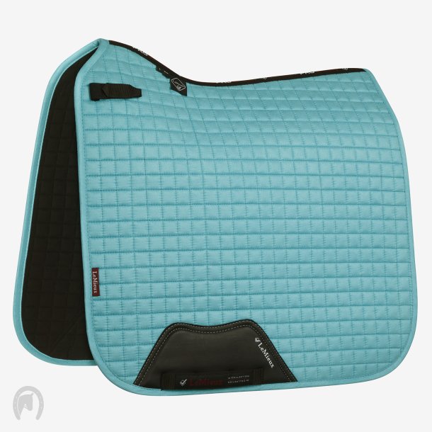 LeMieux Suede Dressage Square Underlag Azure