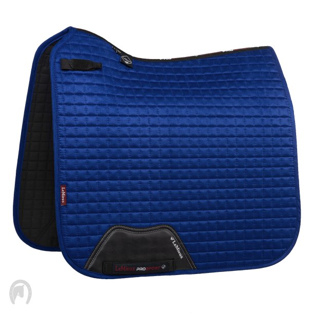 LeMieux Suede Dressage Square Underlag Benetton Blue