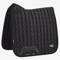 LeMieux Loire Satin Dressage Square Underlag Sort