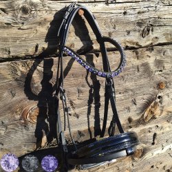 OS Florenz trense Sort m. Crystal Fineline