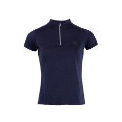 Montar Melanie polo logo back vertica Navy