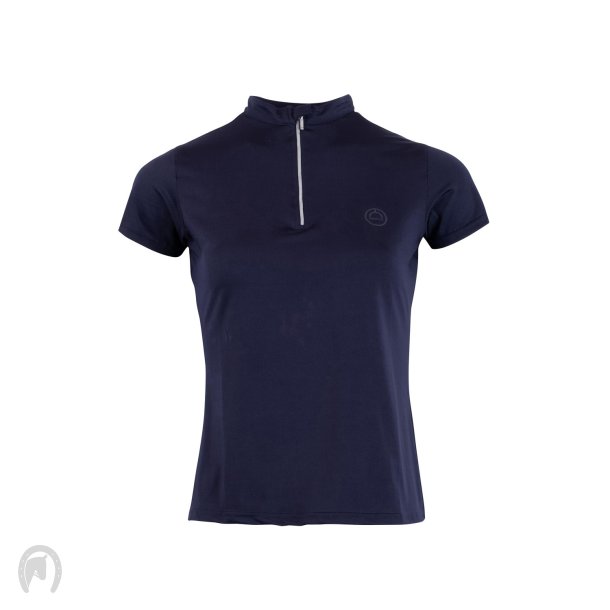 Montar Melanie polo logo back vertica Navy