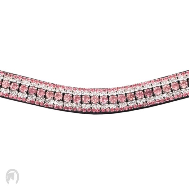 Montar Pandebånd Curved Passion White/Rose sort
