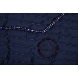 Montar Pandebnd FAIR Navy crystal curved 1r sort