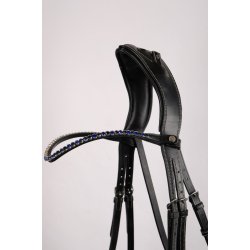 Montar Pandebnd FAIR Navy crystal curved 1r sort