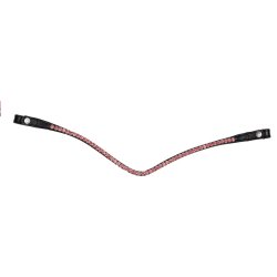 Montar Pandebnd FAIR pink crystal curved 1r sort
