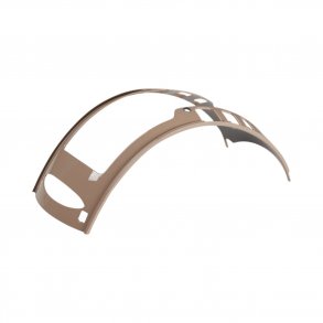 One K Convertible Pipe Paint Glossy Brown Stone