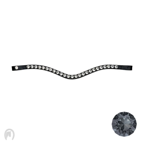 OS Pandebnd Rivoli 10mm Silver Night Sort str 1 (Cob) - Feelgood