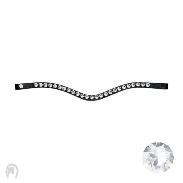 OS Pandebnd Rivoli 10mm Crystal Sort str 1 (Cob) - Feelgood