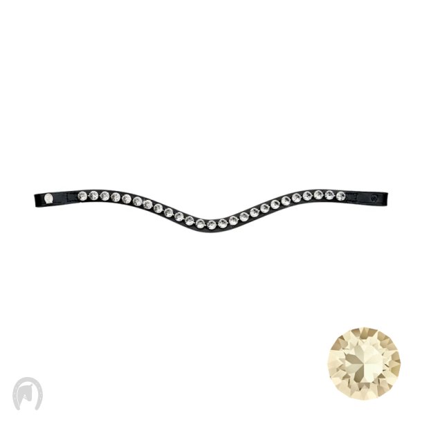 OS Pandebnd Rivoli 12mm Light Silk Sort str 1 (Cob) - Feelgood