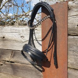 OS Warendorf Feelgood Trense Sort Rivoli 12mm Lt. Col Topaz