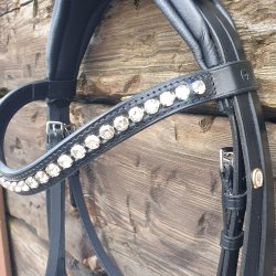 OS Warendorf Feelgood Kandar sort str 1 (Cob) XL 8mm Crystal