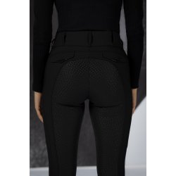 Pikeur Laure Softshell Ridebukser m. Fuldgrip & Mobillomme Brun