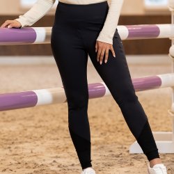 Pikeur Ridebukser Yella SD Shape Dynamic m. Fuld Balance Grip Sort