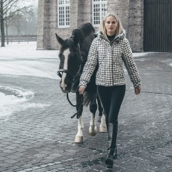 Pikeur AW26/27 Quiltdiamond Vinterjakke Soft Cream