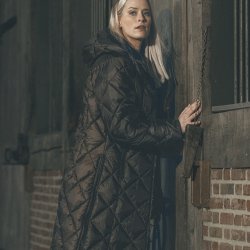 Pikeur AW26/27 Quiltdiamond Lang Vinterjakke Chocolate Brown