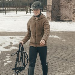 Pikeur AW26/27 Teddyfleece Jakke Toffee Beige