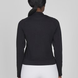 Pikeur Selection Knit Hybrid Bluse Sort