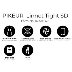 Pikeur Linnett Tights H�jtaljet Navy