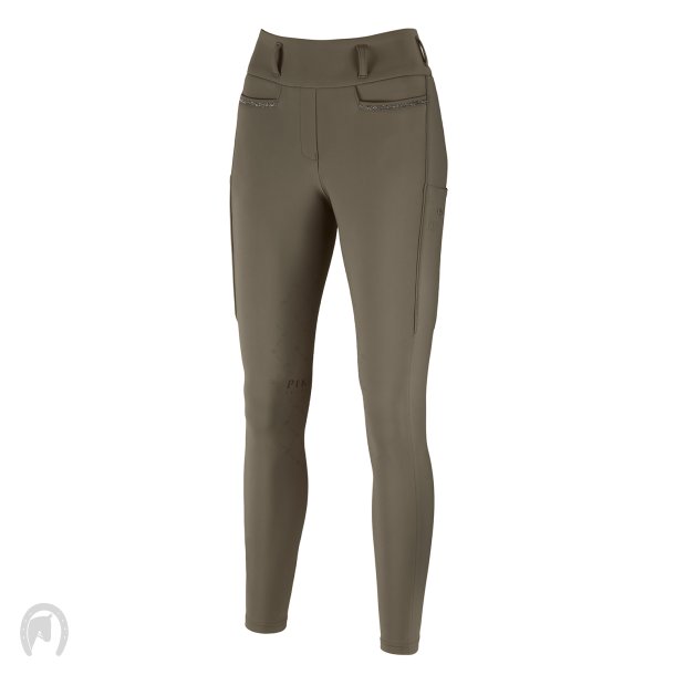 Pikeur Linnett Vintertights SD m. Fuldgrip Slate Brown