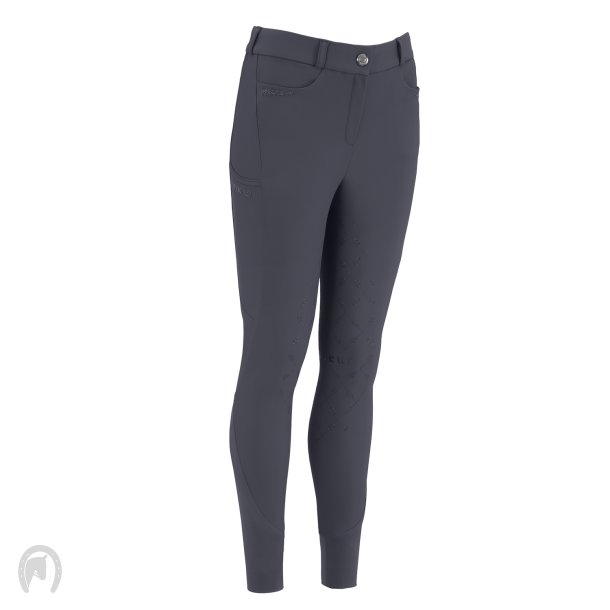 Pikeur Ceelina GripTec Kids Fuldgrip B�rneridebukser Graphit Blue