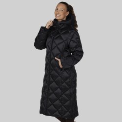 Pikeur AW26/27 Quiltdiamond Lang Vinterjakke Sort