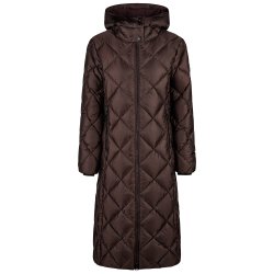 Pikeur AW26/27 Quiltdiamond Lang Vinterjakke Chocolate Brown
