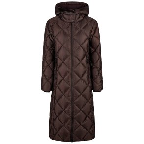 Pikeur AW26/27 Quiltdiamond Lang Vinterjakke Chocolate Brown