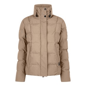 Pikeur AW26/27 Athleisure Quilted Vinterjakke Mocha Cream