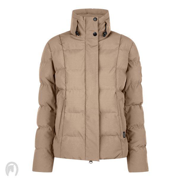 Pikeur AW26/27 Athleisure Quilted Vinterjakke Mocha Cream