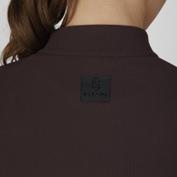 Pikeur AW26/27 Zip Rip Lang�rmet T-Shirt Chocolate Brown
