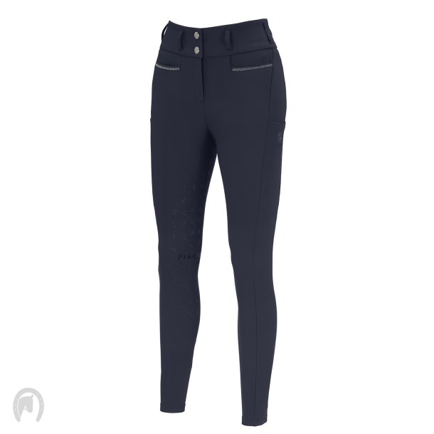 Pikeur Linnett GripTec Fuldgrip Vinterridebukser Nightblue
