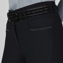 Pikeur Linnett GripTec Fuldgrip Vinterridebukser Sort