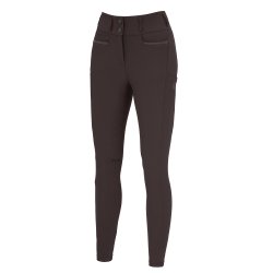 Pikeur Linnett GripTec Fuldgrip Vinterridebukser Chocolate Brown