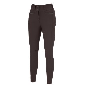 Pikeur Linnett GripTec Fuldgrip Vinterridebukser Chocolate Brown