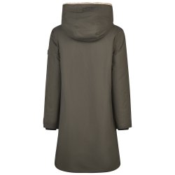 Pikeur Vinter Raincoat m. Teddyfleece Deep Khaki