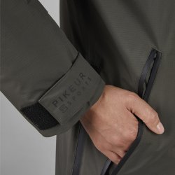 Pikeur Vinter Raincoat m. Teddyfleece Deep Khaki