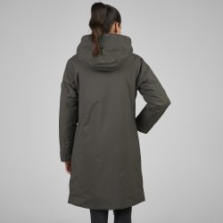 Pikeur Vinter Raincoat m. Teddyfleece Deep Khaki