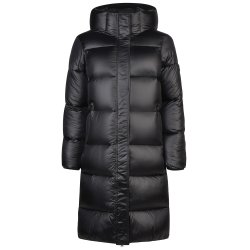 Pikeur Quilted Lang Vinterjakke Sort