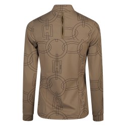 Pikeur Selection Zip Shirt Slate Brown