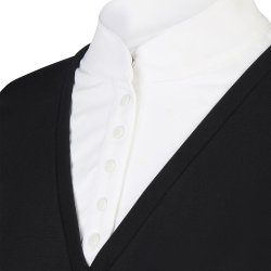 Pikeur Athleisure Stvneshirt Sort m. Hvid krave