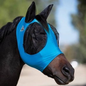 Professionals Choice Comfort Fit Fly Mask - Pacific Blue