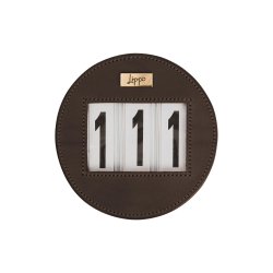Kllquist Lippo Stvnenummer Rund Brun - Guld Logo