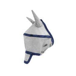 Rambo Flymask Plus Silver/Navy